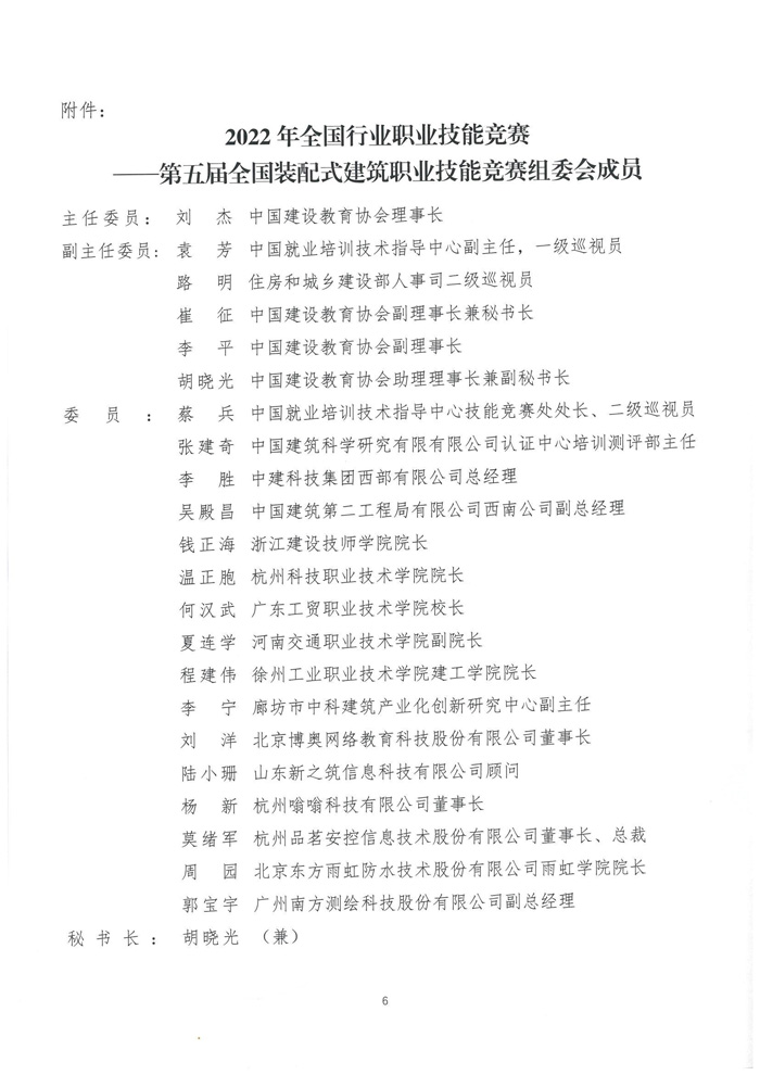 關(guān)于舉辦2022年全國行業(yè)職業(yè)技能競賽—第五屆全國裝配式建筑職業(yè)技能競賽遼寧省選拔賽的預通知(圖8)